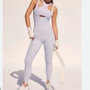 Free People Movement Breakaway Onesie – Halogen Blue – Size Large